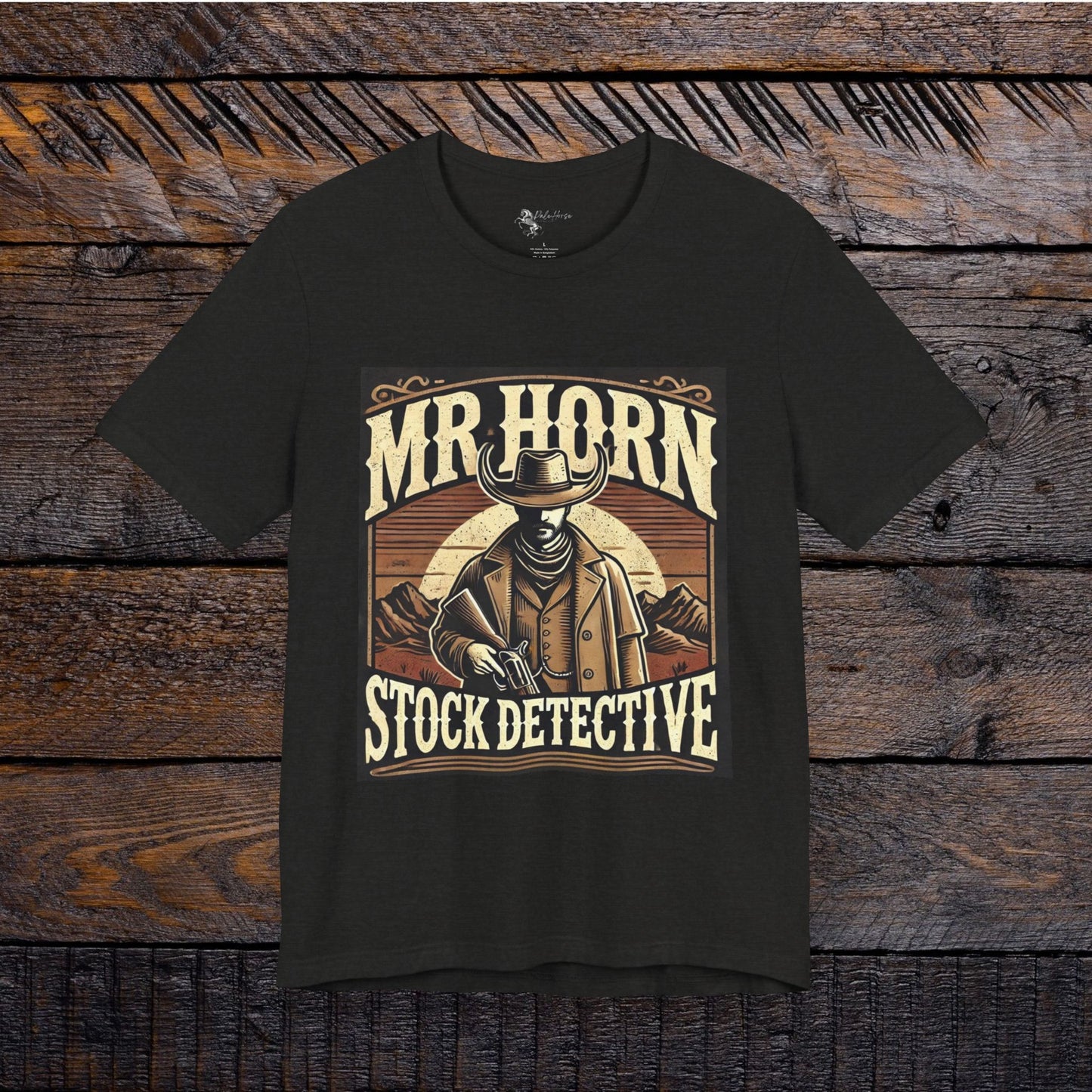 Stock Detective | Tom Horn Unisex Jersey Short Sleeve Cowboy Tee