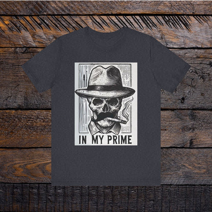 In My Prime | Smoking Cowboy Skull Tee