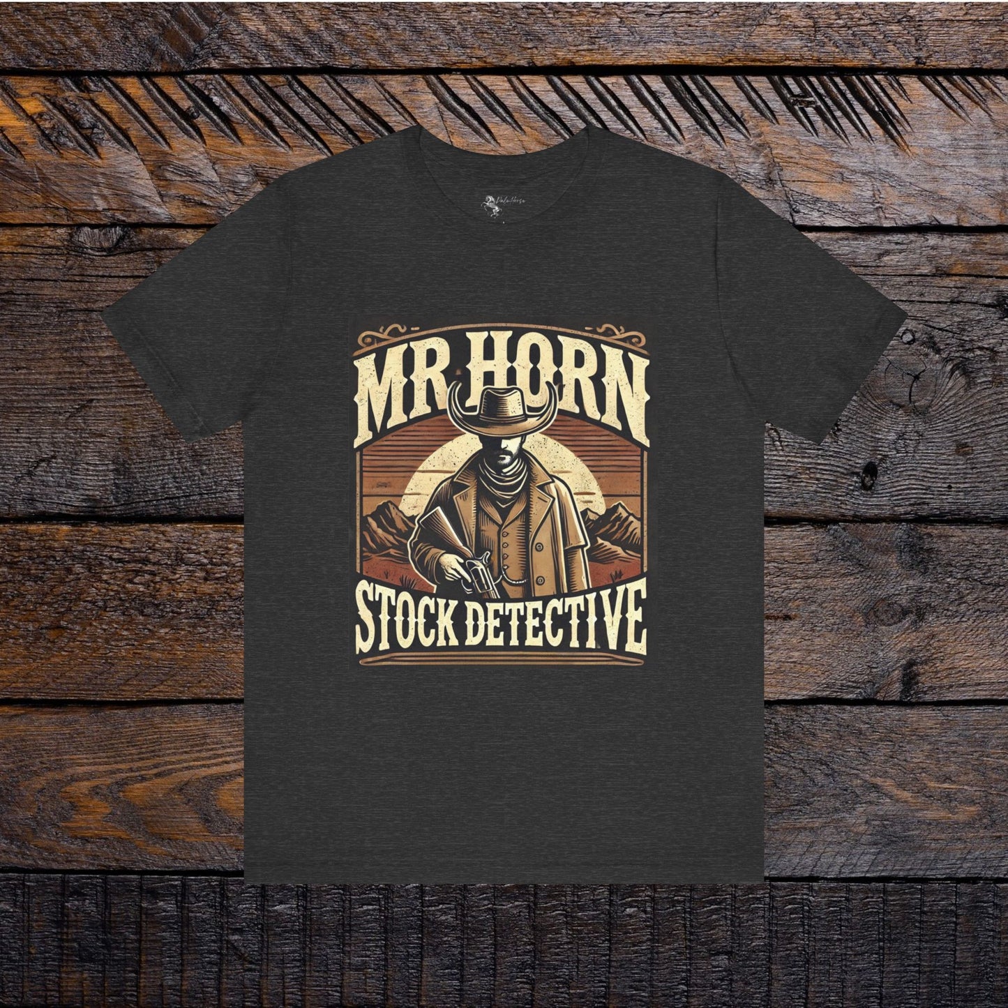 Stock Detective | Tom Horn Unisex Jersey Short Sleeve Cowboy Tee