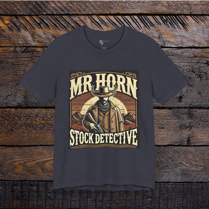 Stock Detective | Tom Horn Unisex Jersey Short Sleeve Cowboy Tee