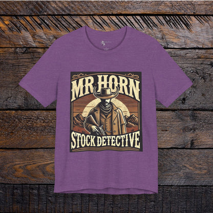 Stock Detective | Tom Horn Unisex Jersey Short Sleeve Cowboy Tee