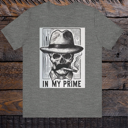 In My Prime | Smoking Cowboy Skull Tee