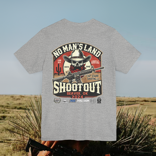 1st Annual No Man’s Land Shootout | Unisex Short Sleeve Tee