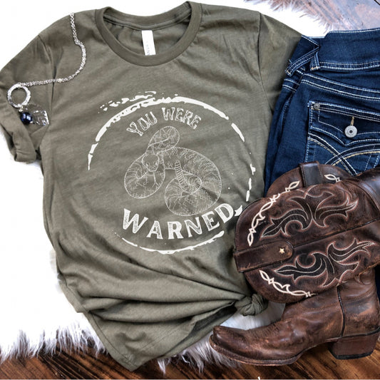 You Were Warned | Jersey Short Sleeve Tee