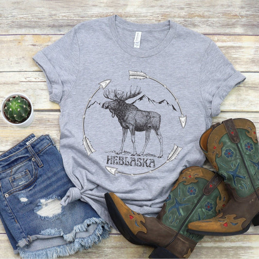 Heblaska Moose | Short Sleeve Tee